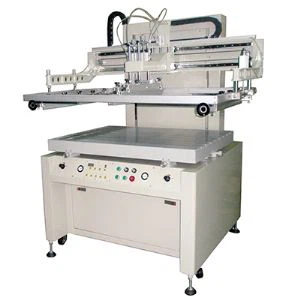 מדפסת מסך שטוח עם חריץ T